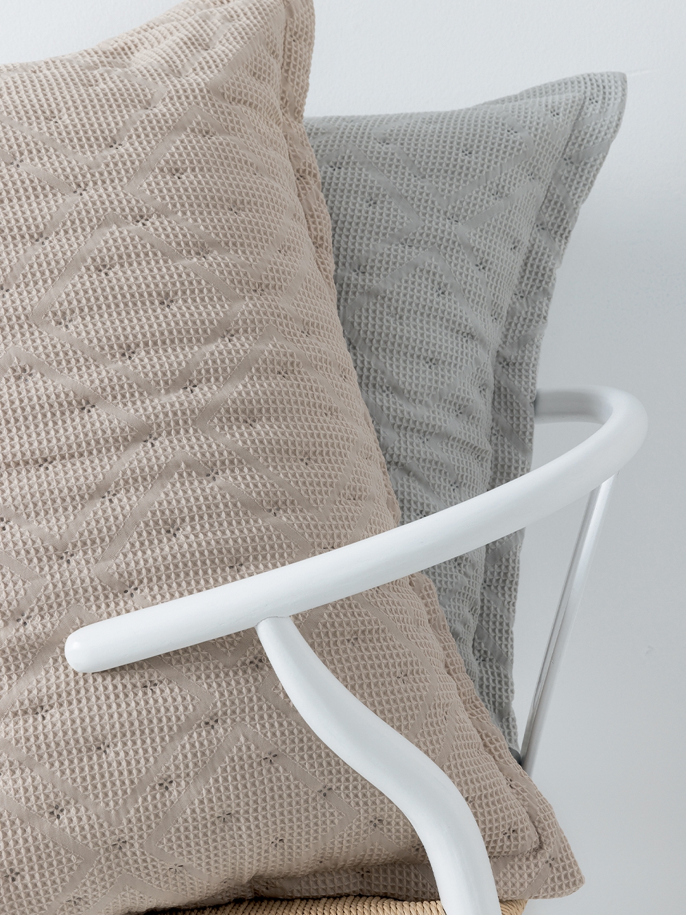 Ζεύγος μαξιλαροθήκες 50x70 Oxford ALISON GREY