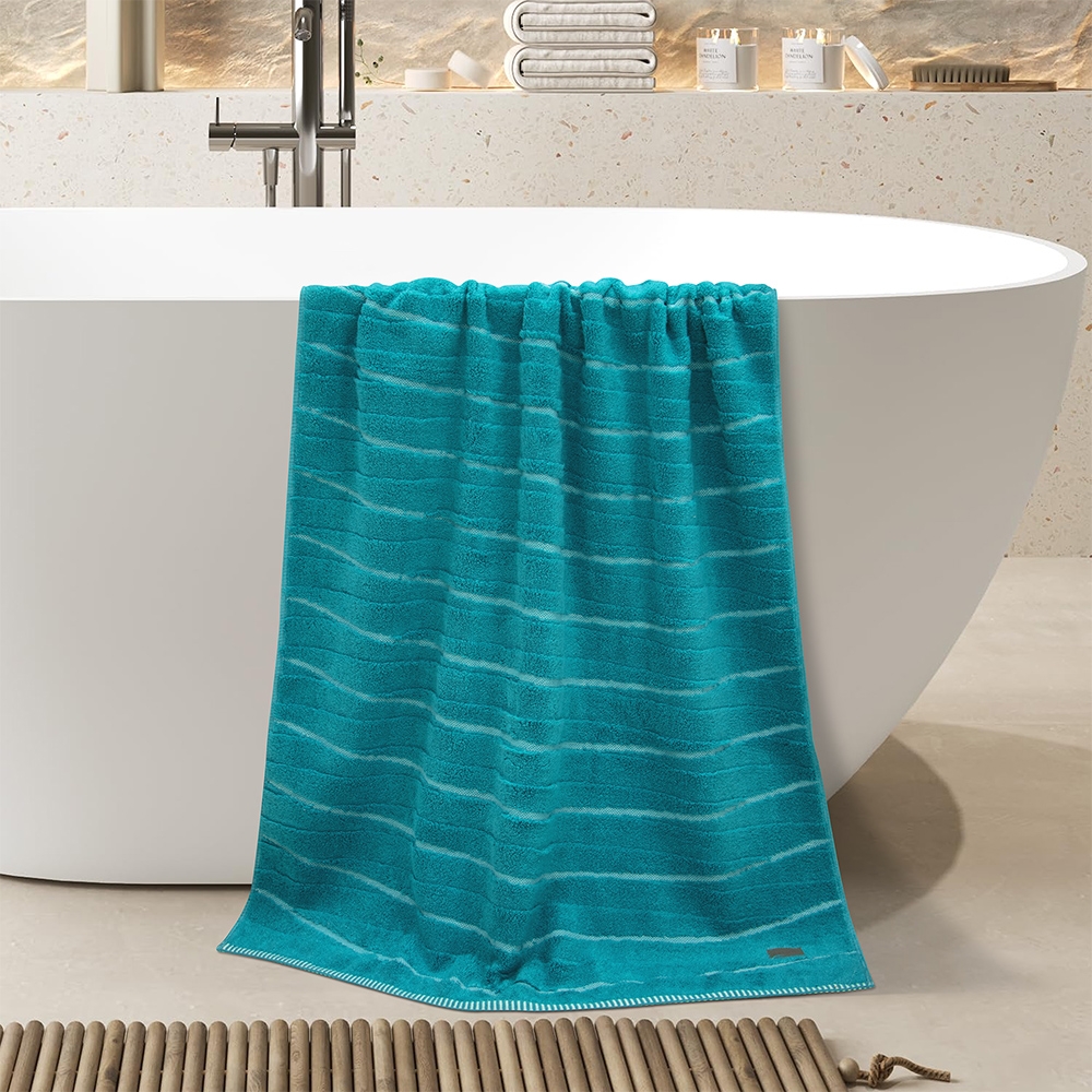 LINO Πετσέτα Σώματος (80x150) Loomline Πετρόλ