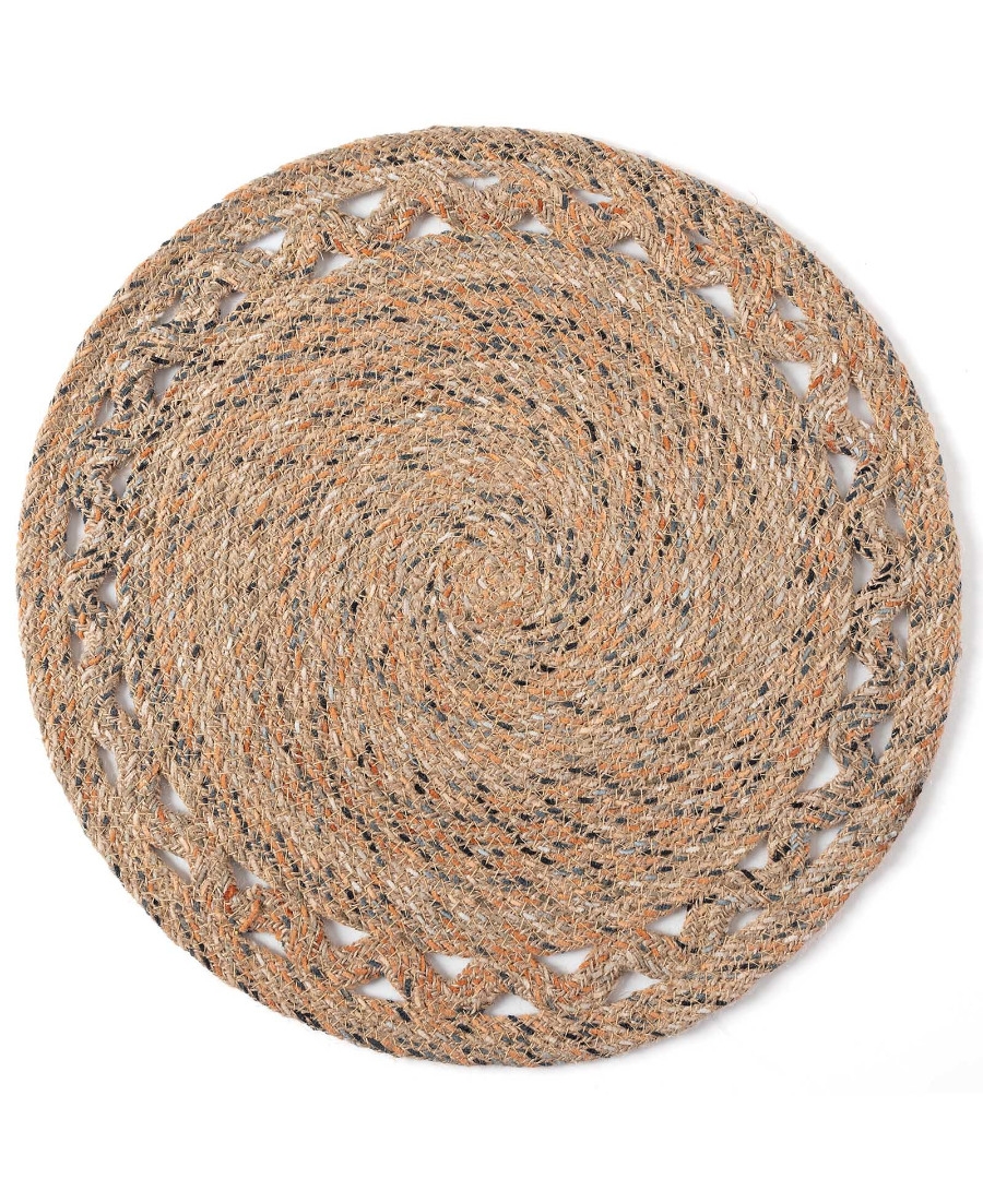 Σουπλά γιούτα 2060 (38cm) black/rust