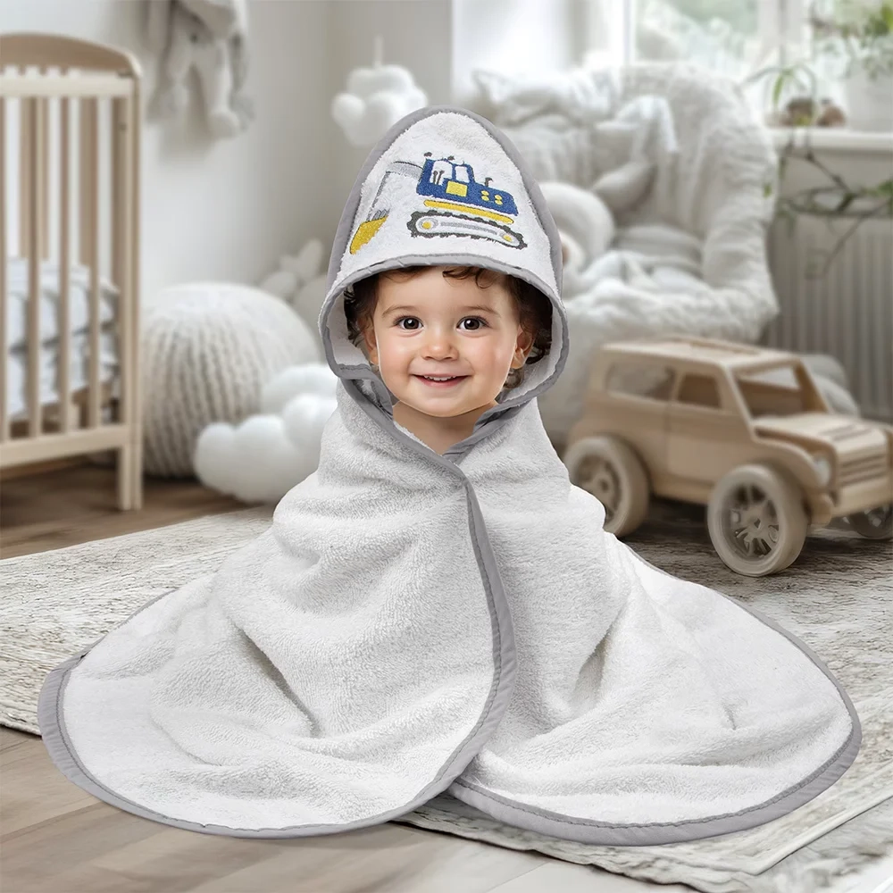 LINO Κάπα Βρεφική (75x75) Trattore Λευκό