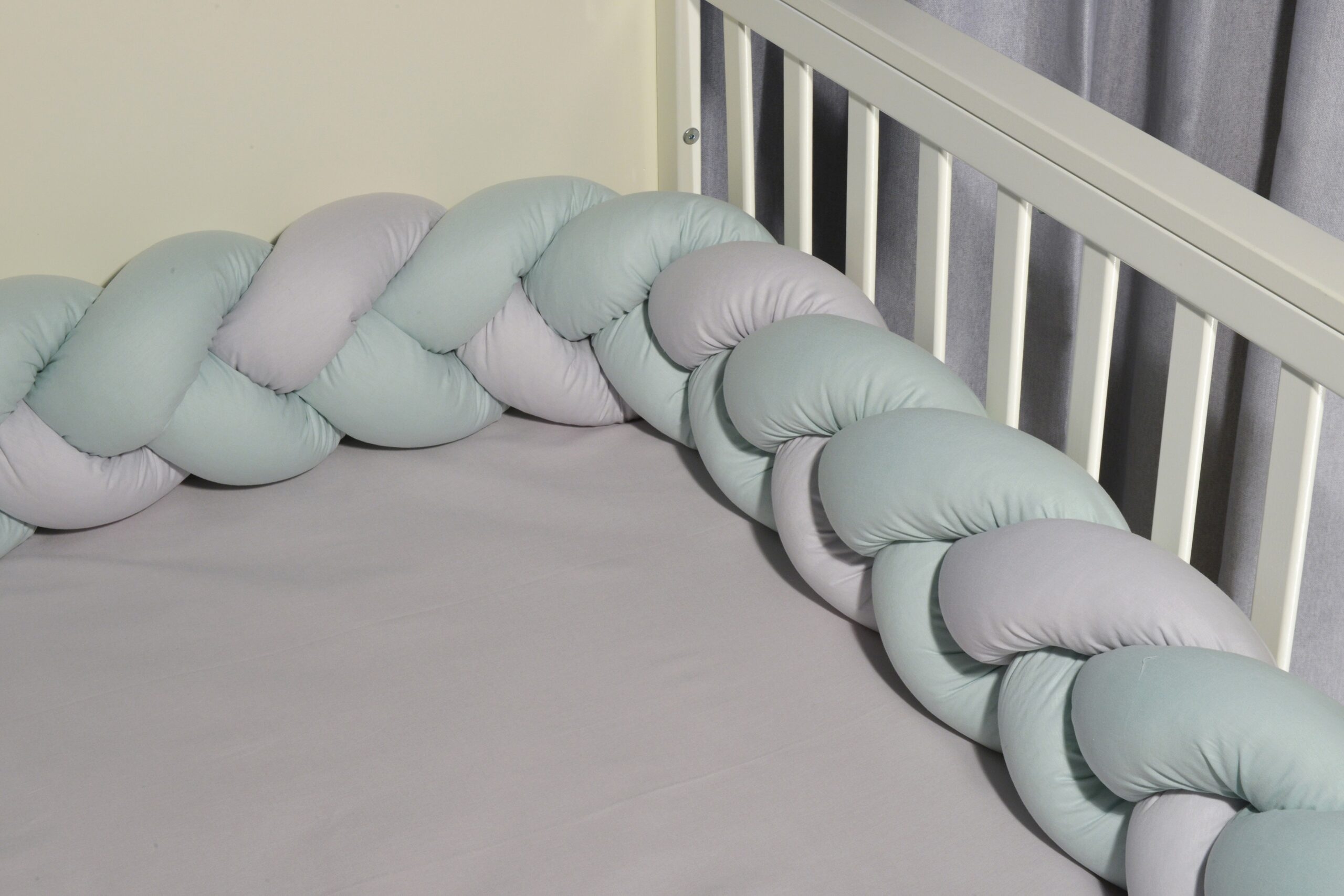 Πλεξούδα τριπλή βαμβακερή 20X200  με ειδική εσωτερική επένδυση Design 3305 Oliver Baby