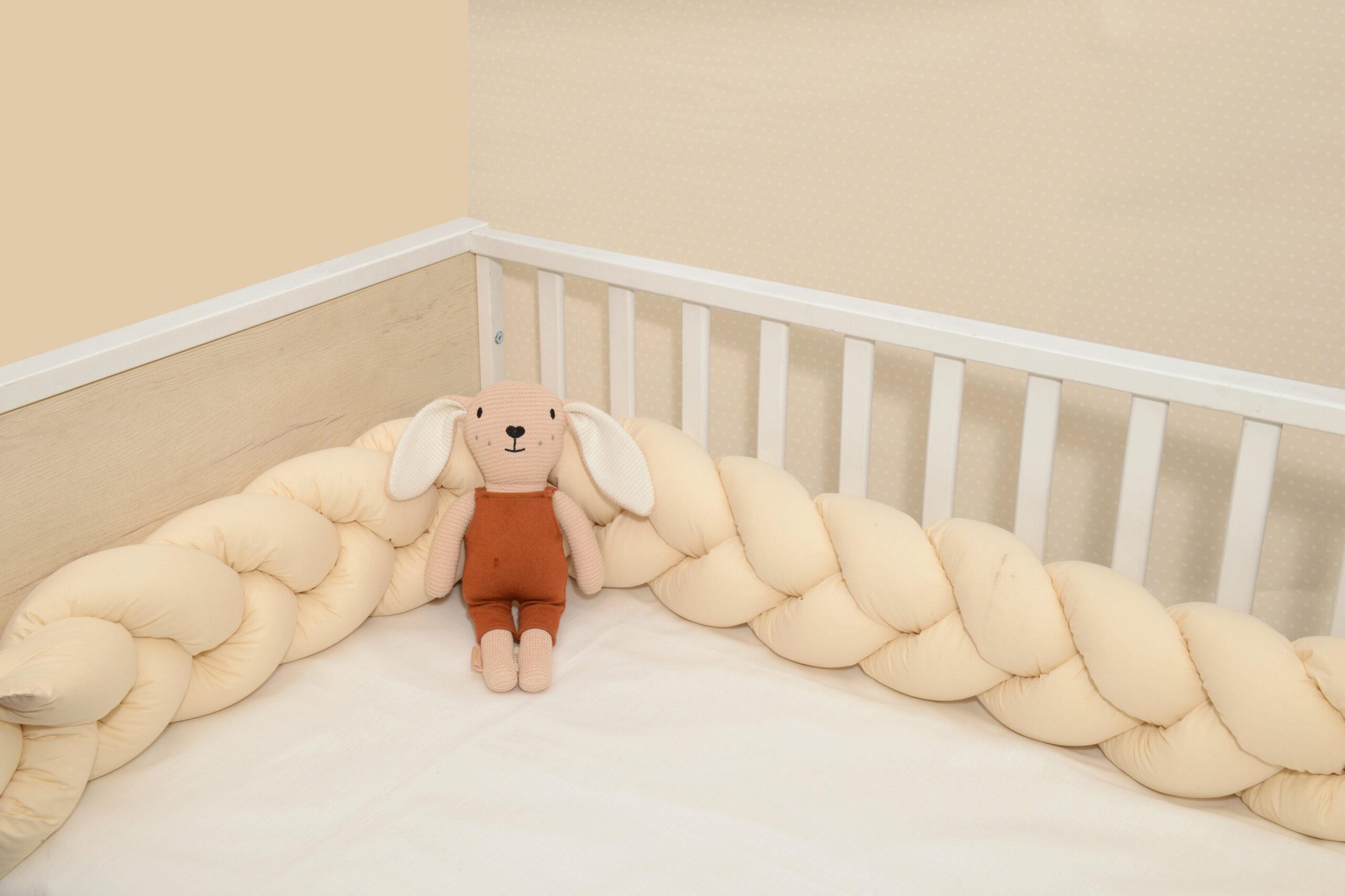 Πλεξούδα τριπλή βαμβακερή 20X200  με ειδική εσωτερική επένδυση Design 314 Oliver Baby