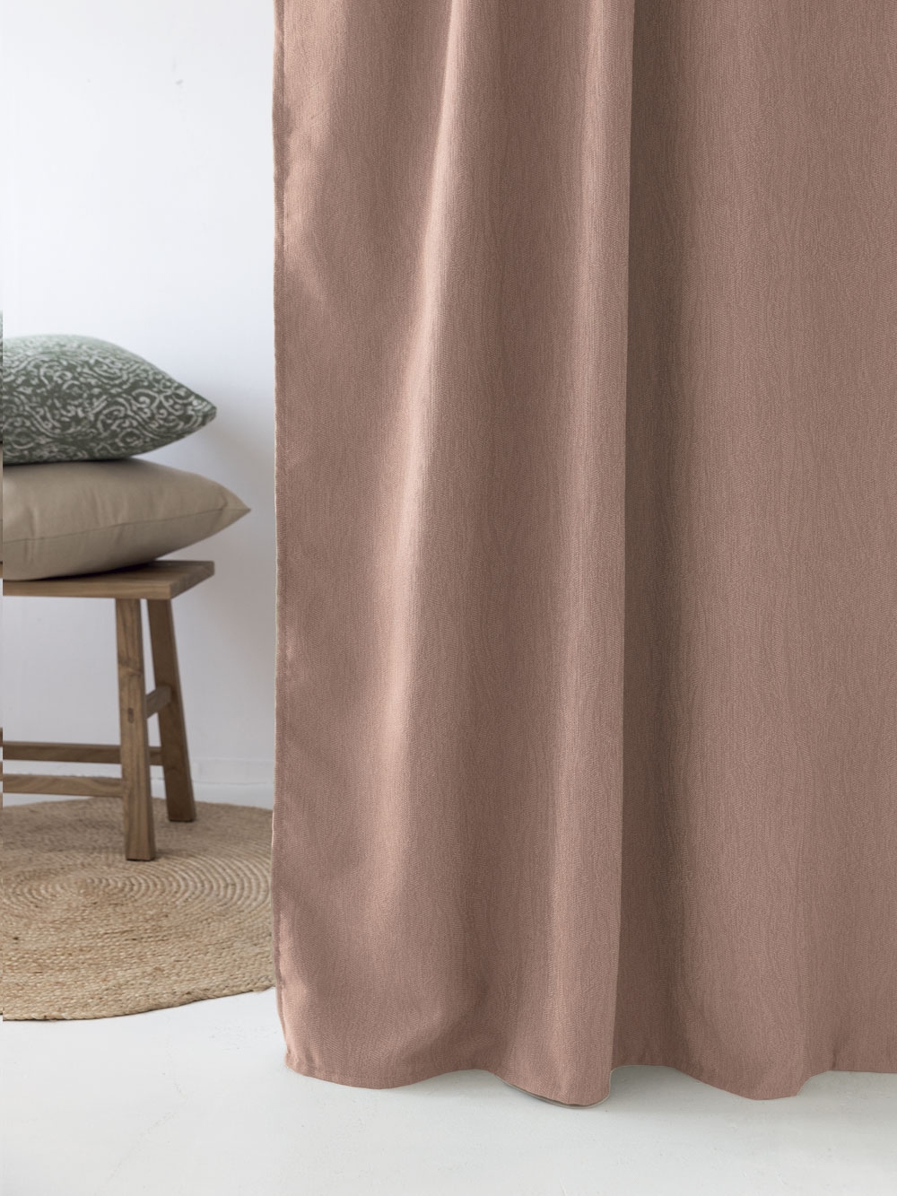 Κουρτίνα Με Τρουκς 140x260 AMY PINK