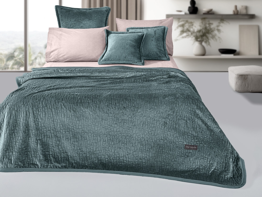 Σετ 2τμχ Κουβέρτα Bolzano Emerald 