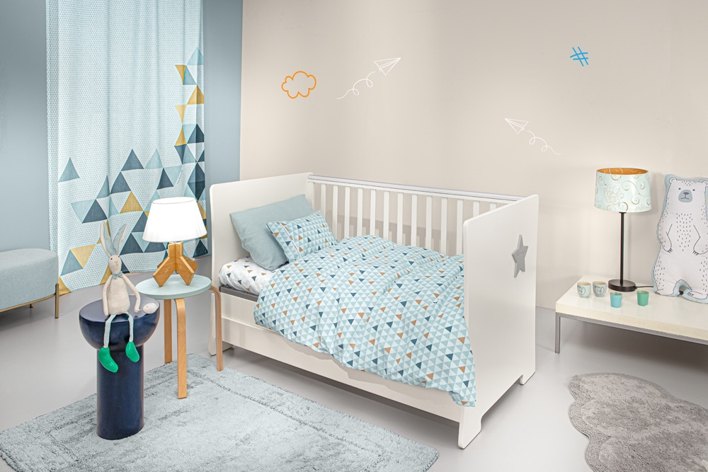 Σετ 3τμχ Βρεφικά Σεντόνια Two 2 Twenty Aqua 