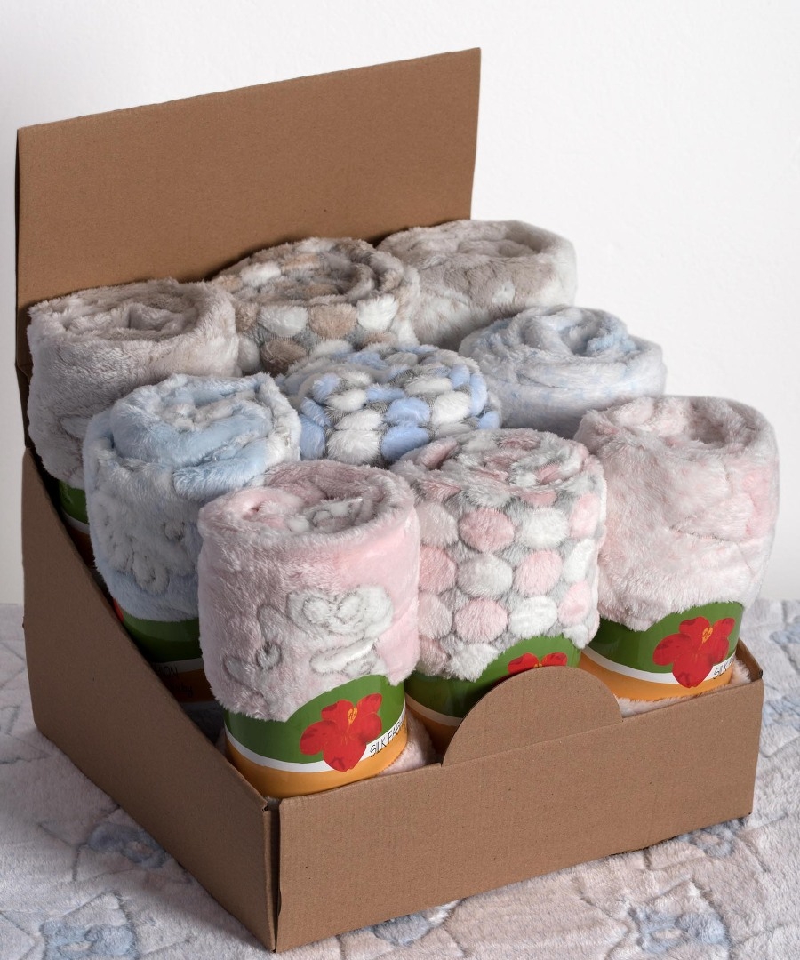 bebe fleece ( 9x75cm x 100cm ) κουτί 9 τεμαχίων 