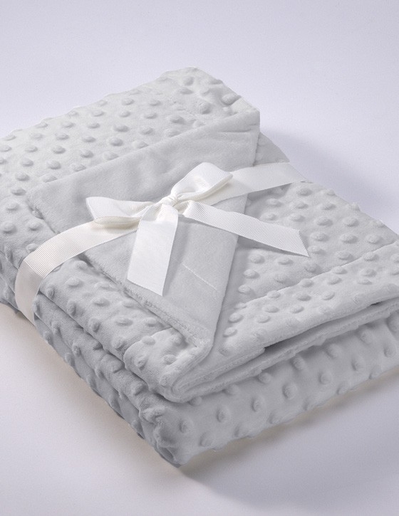 Κουβέρτα Αγκαλιάς Copitos 80x110cm Γκρι MORA