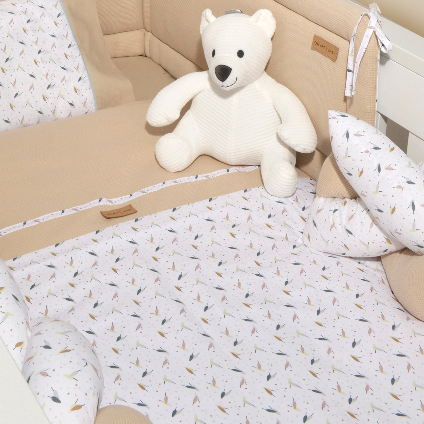 Παπλωματοθήκη με Φερμουάρ 100x140cm Design 404 Oliver Baby