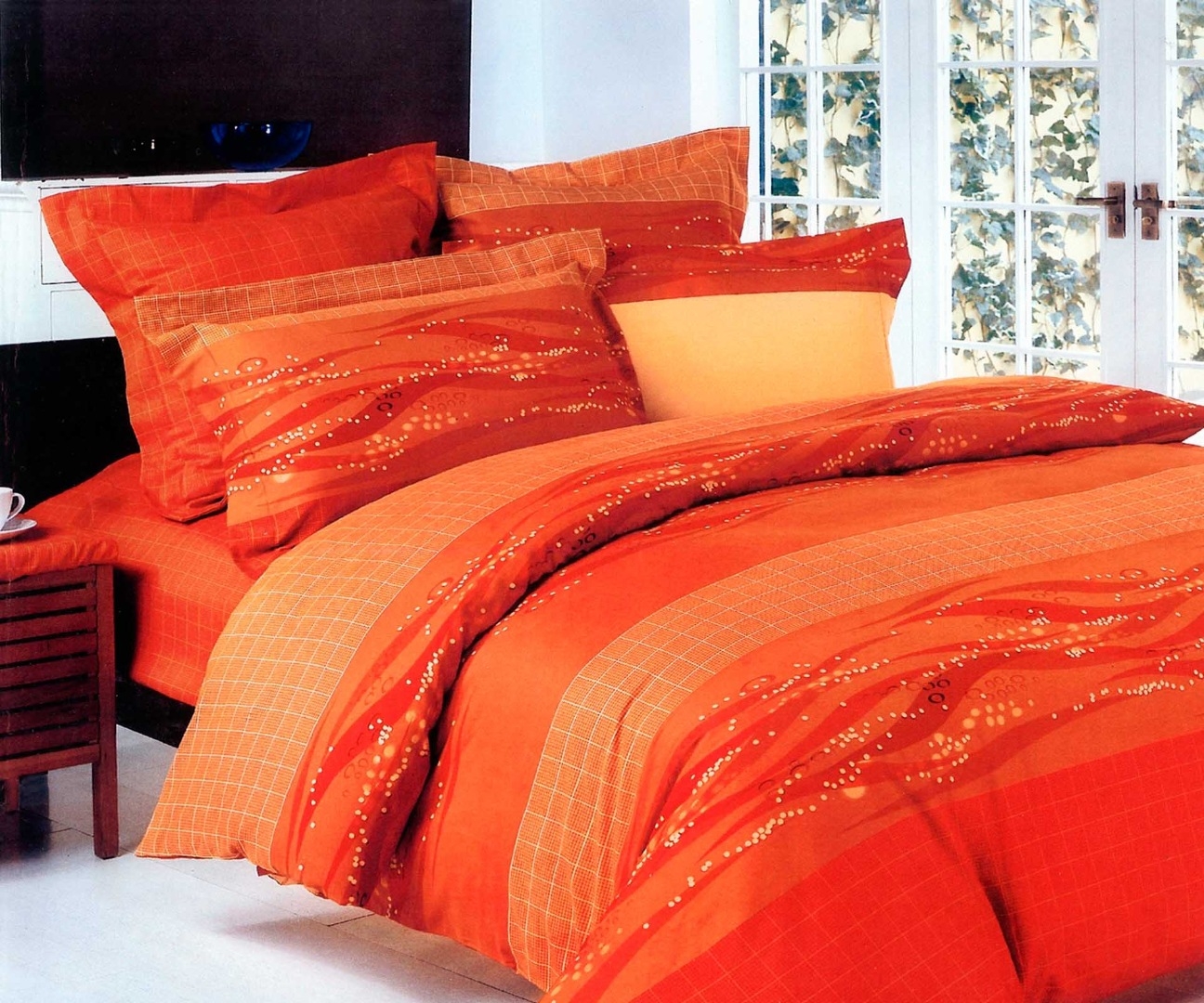 σεντόνια φανελένια (230cm x 250cm 2x 50cm x 70cm)  45-1