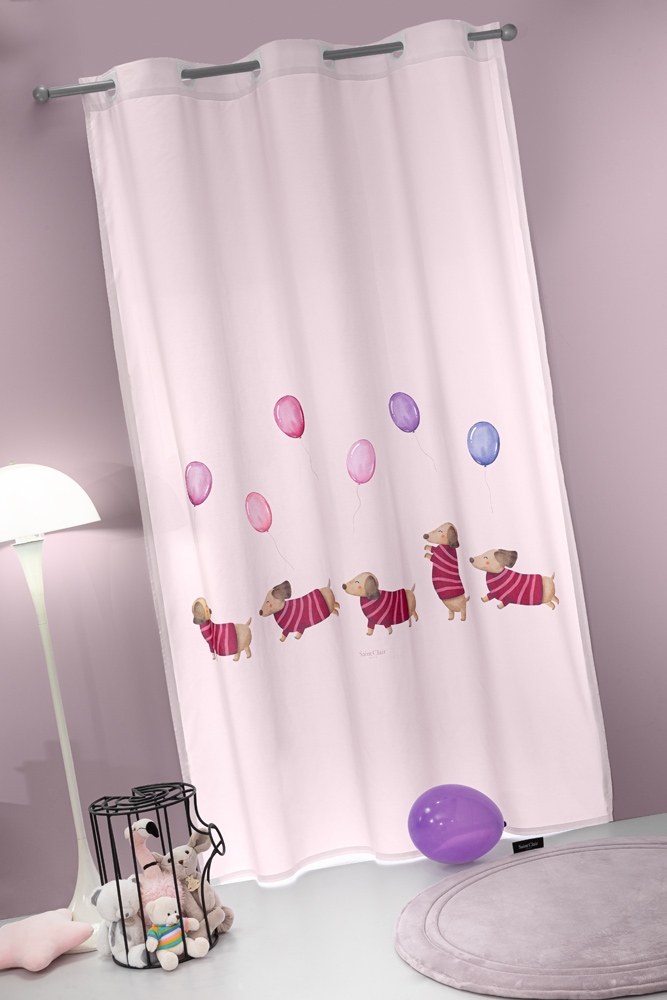 Κουρτίνα Soft - Touch Pet Fuchsia με Τρουκς 