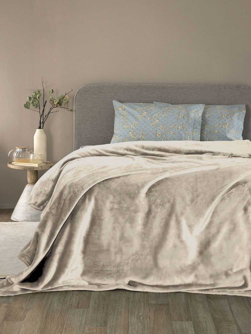 Κουβέρτα Fleece 220x240 LUCY FOG