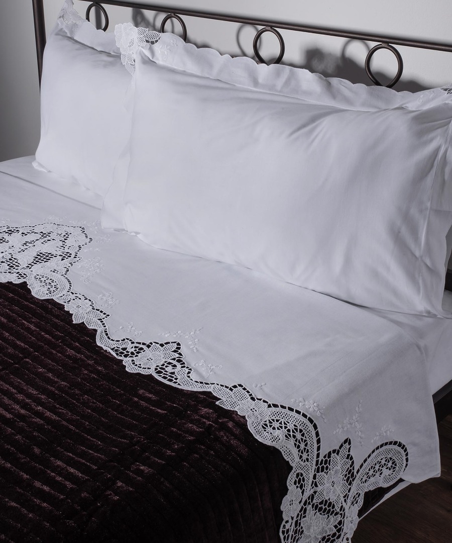 ΧΕΙΡΟΠΟΙΗΤΟ ΚΗΠΟΥΡ ΣΕΝΤΟΝΙ 8376 ΤΕΣΣΑΡΩΝ ΤΕΜΑΧΙΩΝ (225CM X 270CM) ΛΕΥΚΟ