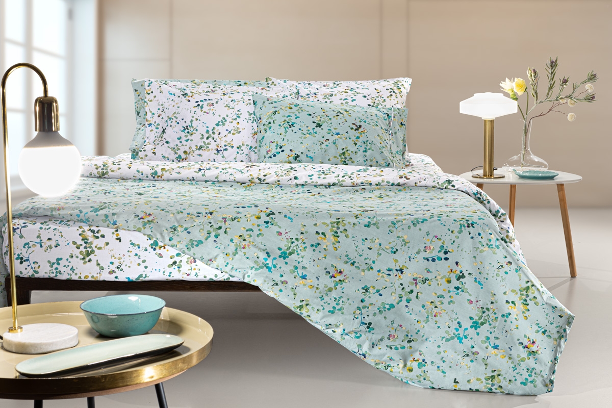 Σετ 4τμχ. Σεντόνια Carmel Mint Με Λάστιχο 