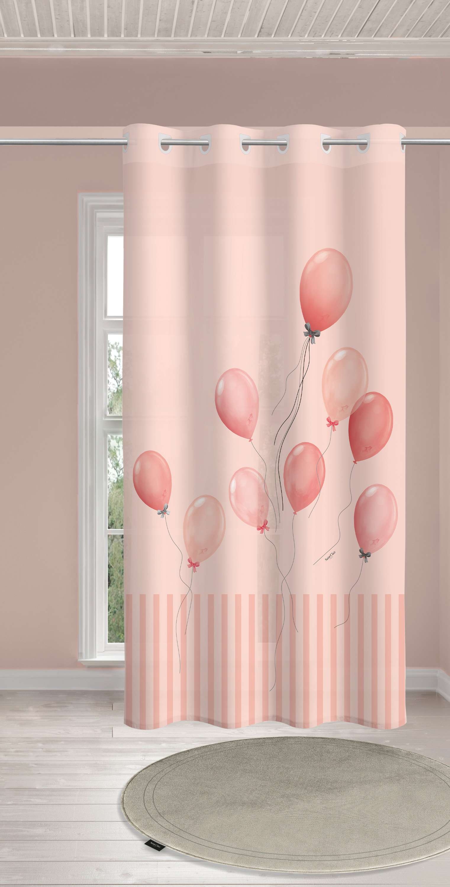 Παιδική & Βρεφική Κουρτίνα Soft-Touch Drift με Τρουκς 