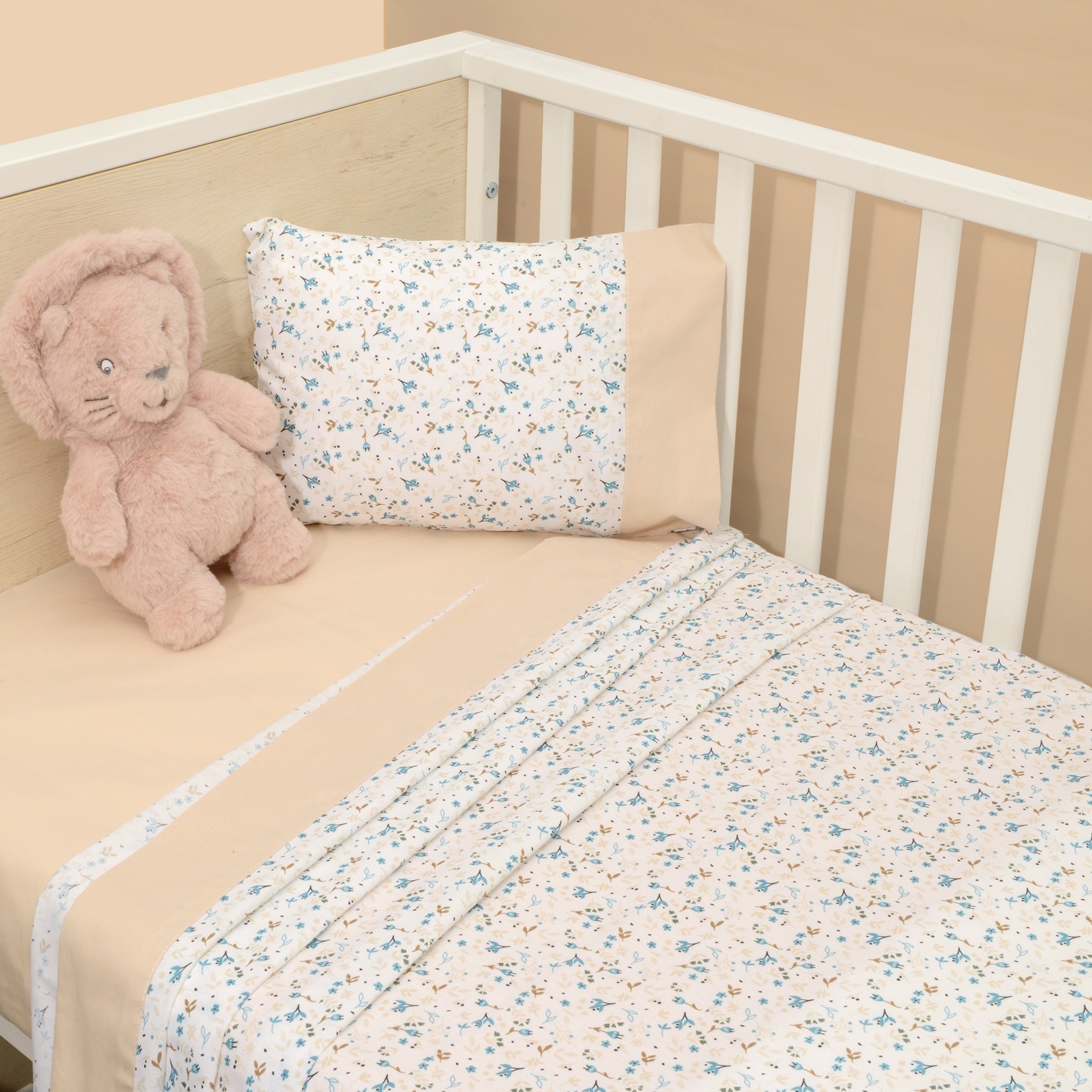 Σεντόνια Kούνιας 3 τεμ. 110x160cm 100% Βαμβάκι Design 217 Oliver Baby