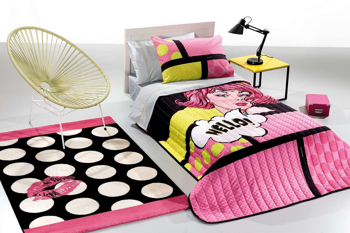 Πάπλωμα Pop Art Suede