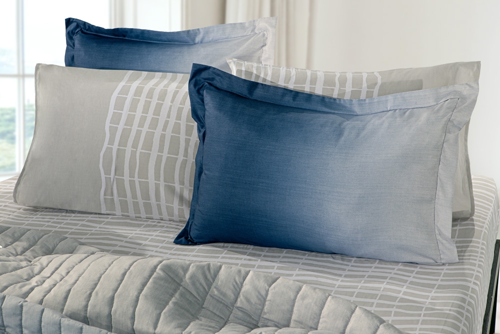 Ζεύγος Μαξιλαροθήκες Oxford Azzam Denim 