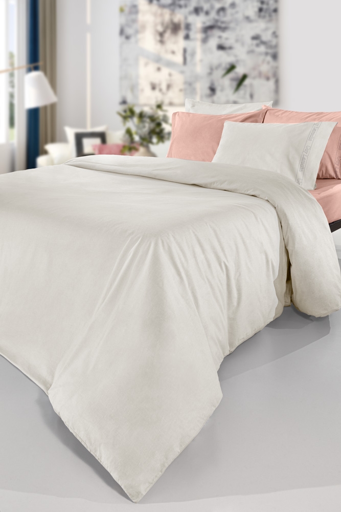 Σεντόνι Color Plus Ivory με Λάστιχο 