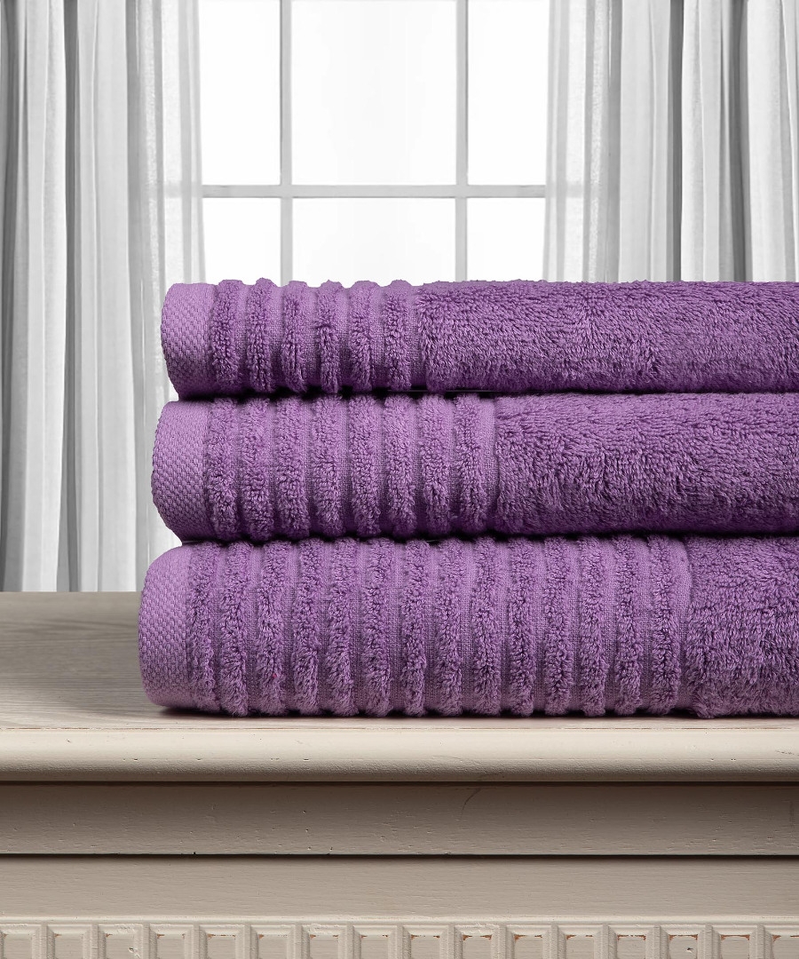 Βαμβακερή πετσέτα ΕΡΑΤΩ 600gsm (75cm x 150cm) Lila