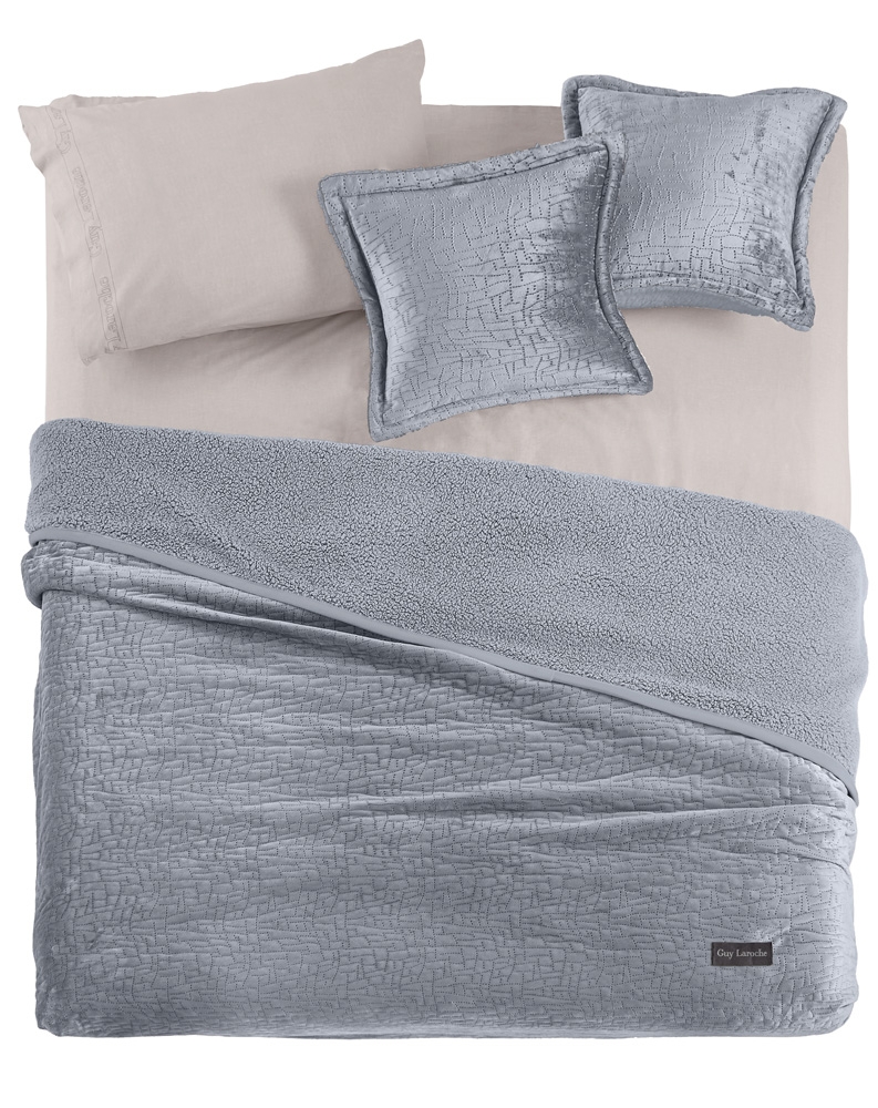 Σετ 2τμχ Κουβέρτα Bolzano Silver 