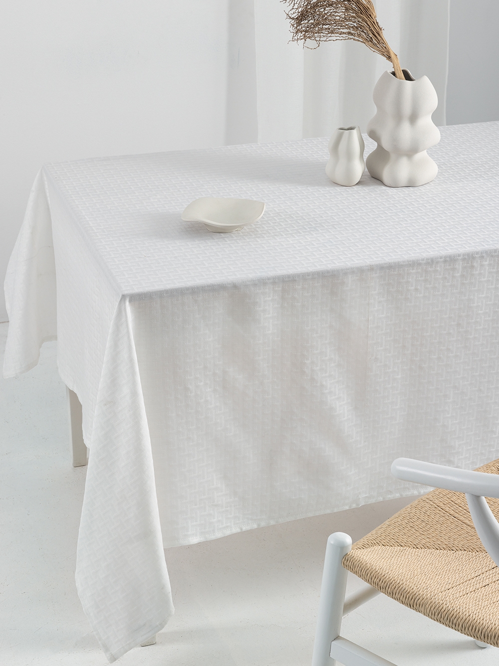 Τραπεζομάντηλο Formal Dinner 175x260 MILLY WHITE