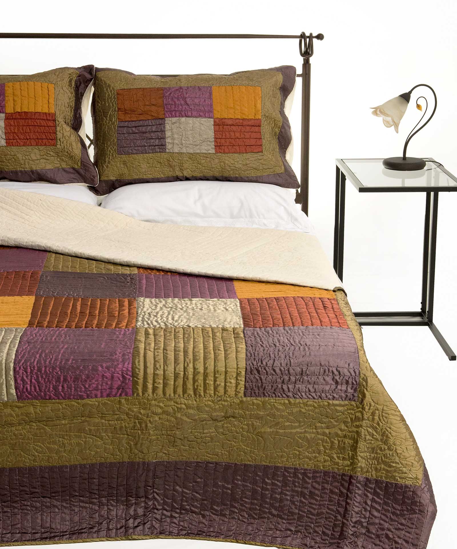 ΚΟΥΒΕΡΛΙ σετ (160cm x 220cm + 1 x 50cm x 70cm)  6153 λαδί