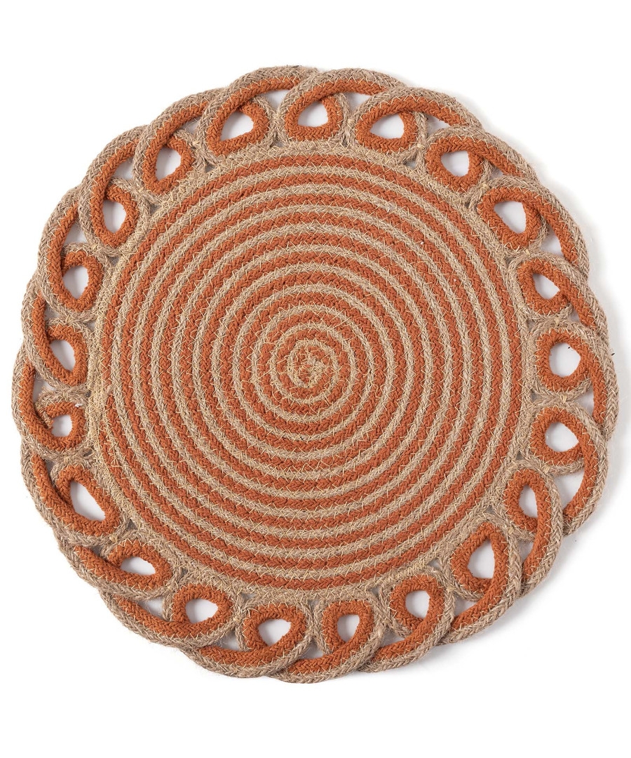 Σουπλά γιούτα 1911 (38cm) rust