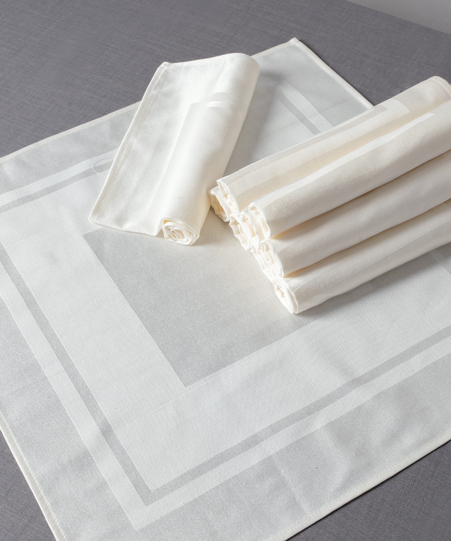 Πετσέτες φαγητού (10 τεμάχια) 423 (45cm X 45cm) Μπέζ