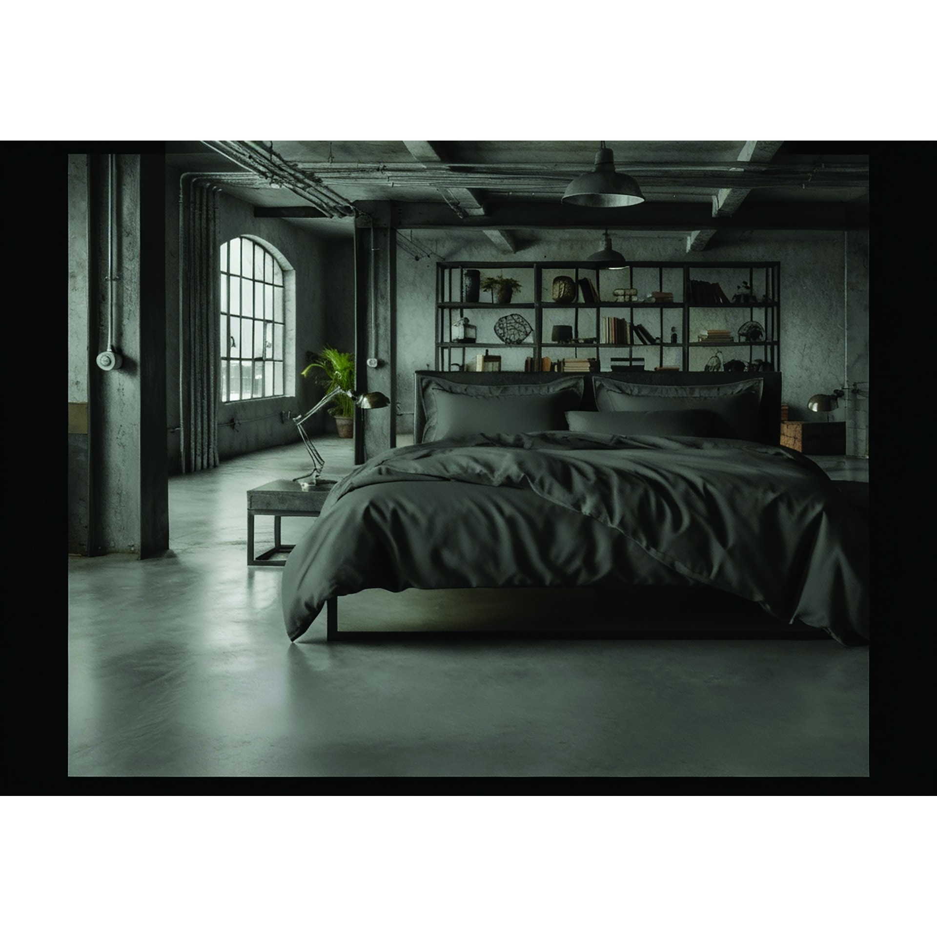 ΣΕΤ ΣΕΝΤ KING ΧΛ  LOFT GREY 2*270Χ290CM 2*50X70CM 100% COT/SATIN 210TC