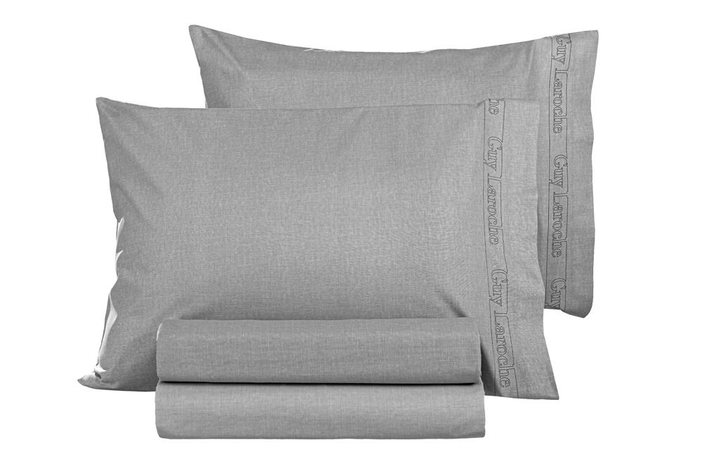 Ζεύγος Μαξιλαροθήκες Color Plus Silver 