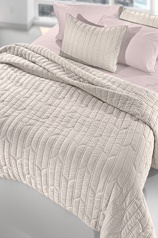 Σετ 2τμχ Κουβερλί Aurora Natural 