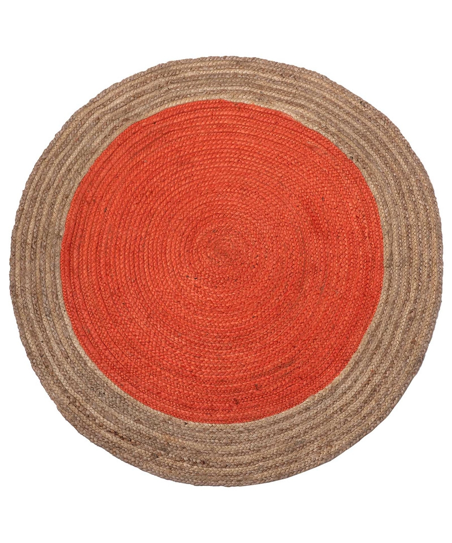 Χαλί γιούτα 1705 (120cm) teracotta