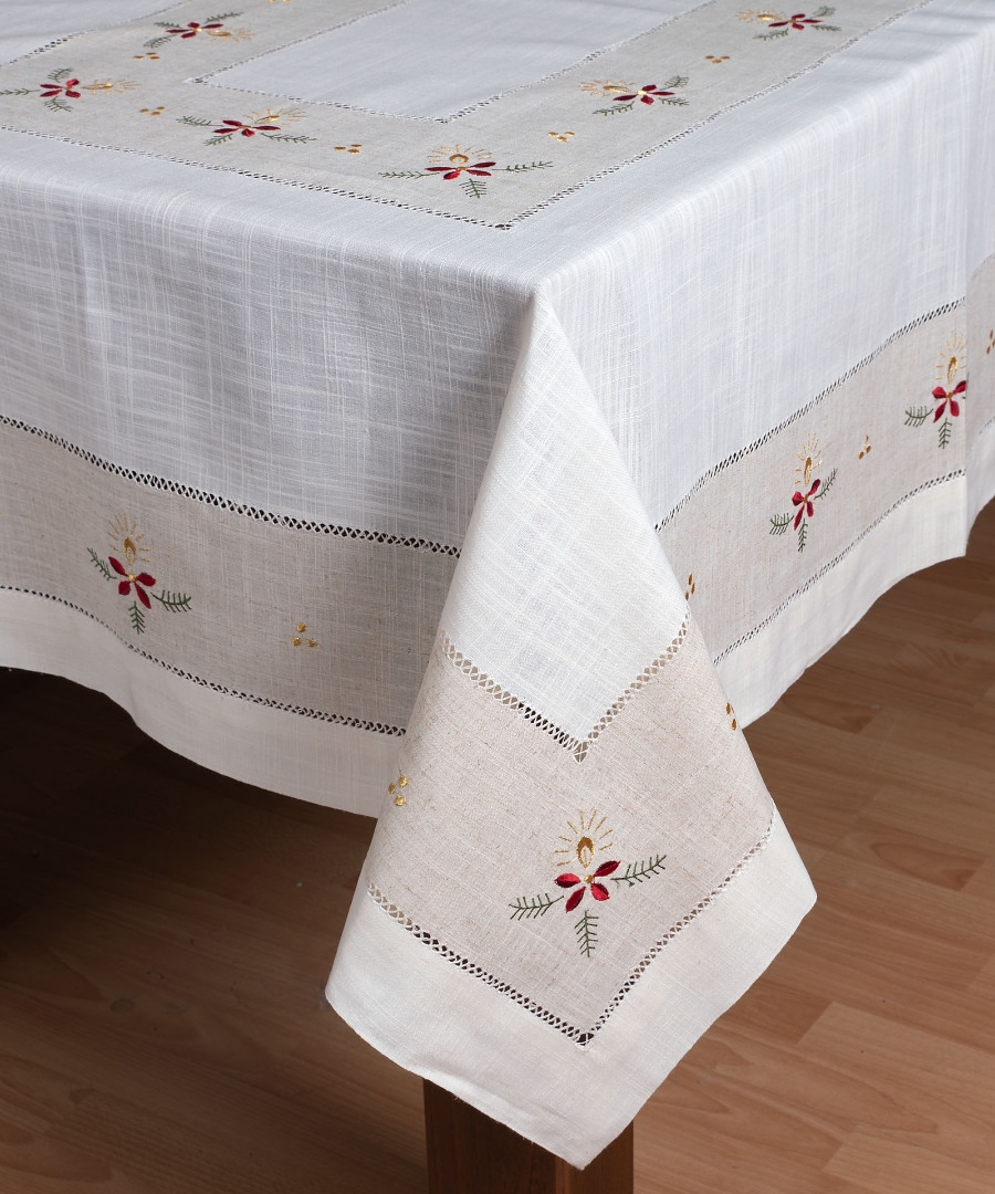 Χριστουγεννιάτικο τραπεζομάντηλο (170cm x 170cm) 5308