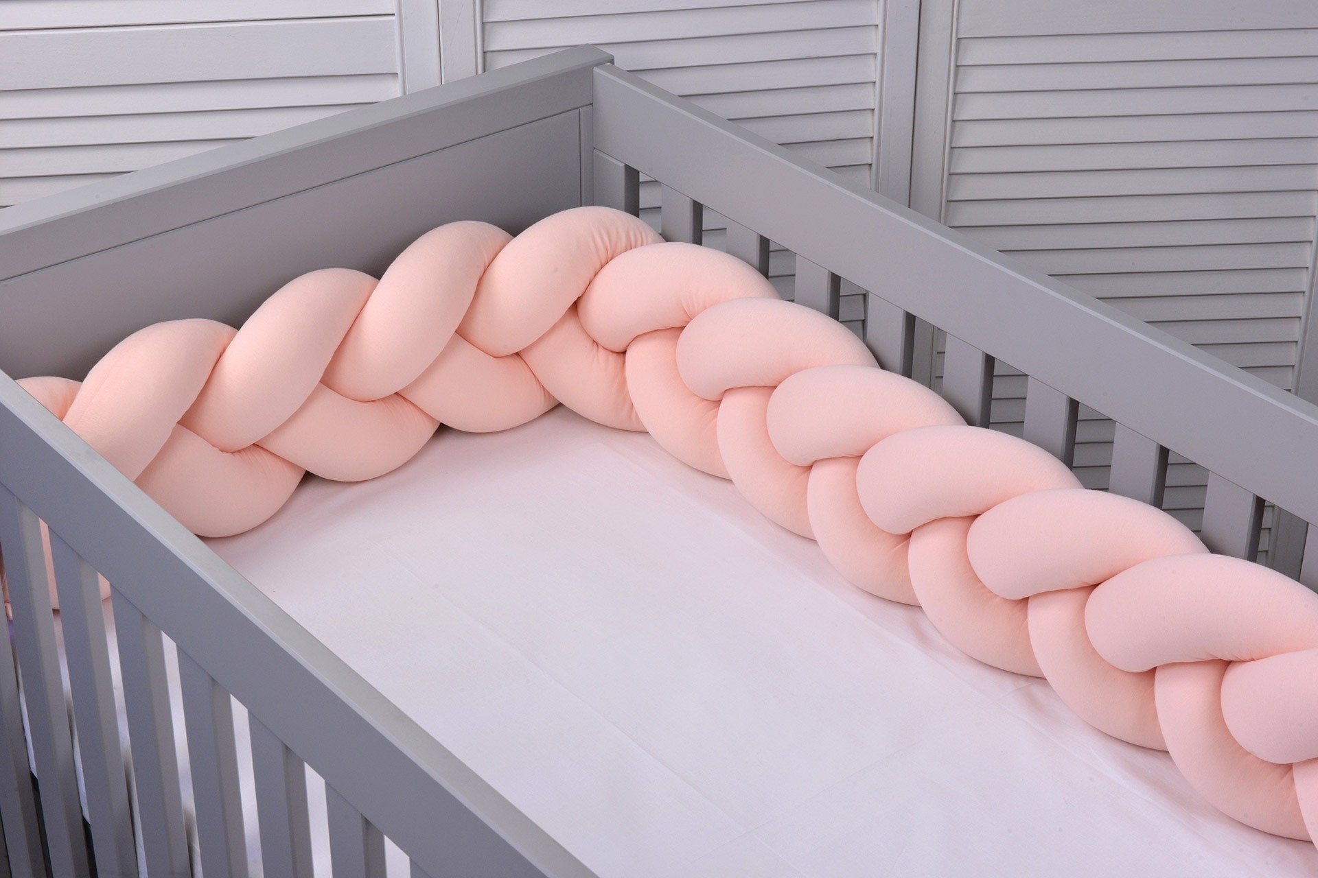 Πλεξούδα τριπλή βαμβακερή 20X200  με ειδική εσωτερική επένδυση Design 60 Oliver Baby