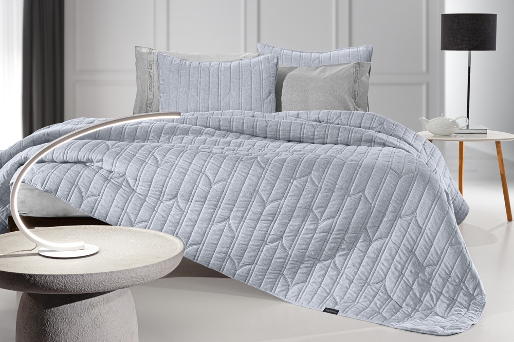 Σετ 2τμχ Κουβερλί Aurora Blue 