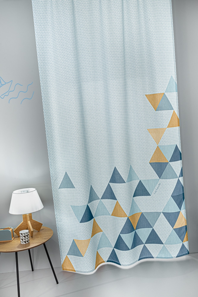 Βρεφική Κουρτίνα Two 2 Twenty Aqua Grey 