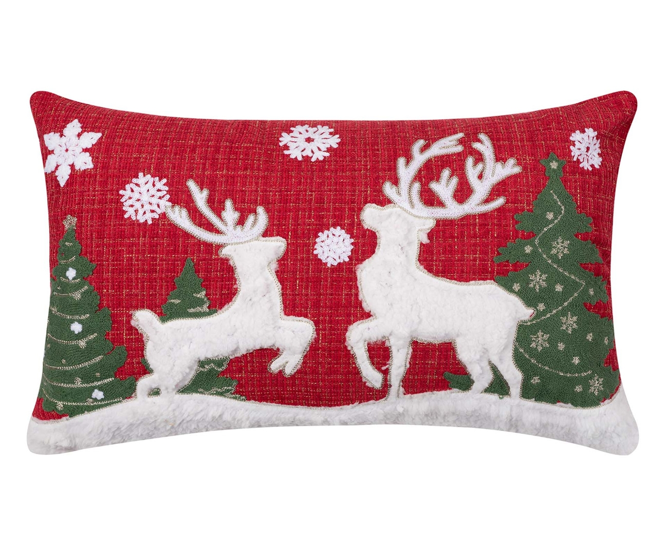 Χριστουγεννιάτικη μαξιλαροθήκη HP52157M (35cm x 60cm) κόκκινη