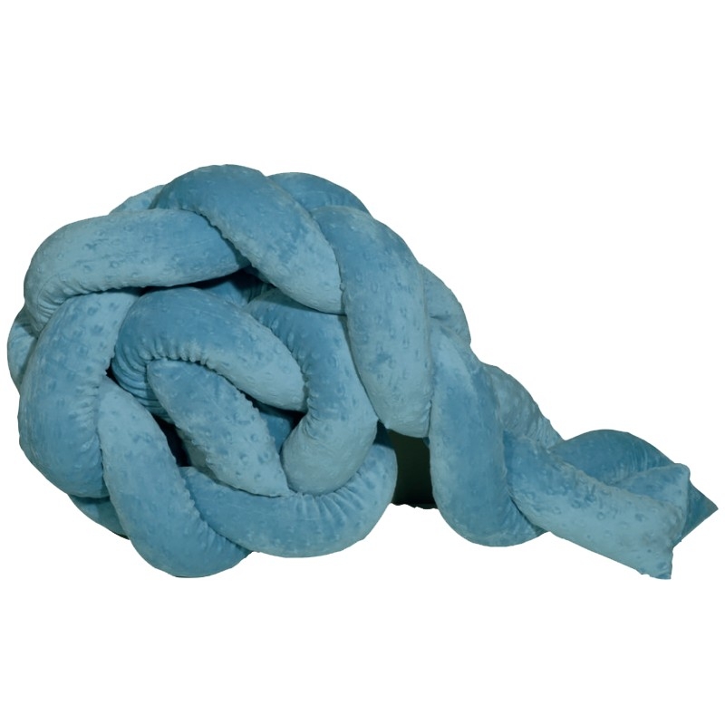 Πλεξούδα βελουτέ 20Χ200 cm Μέντα Σκούρο Ανάγλυφη Design 927 Oliver Baby