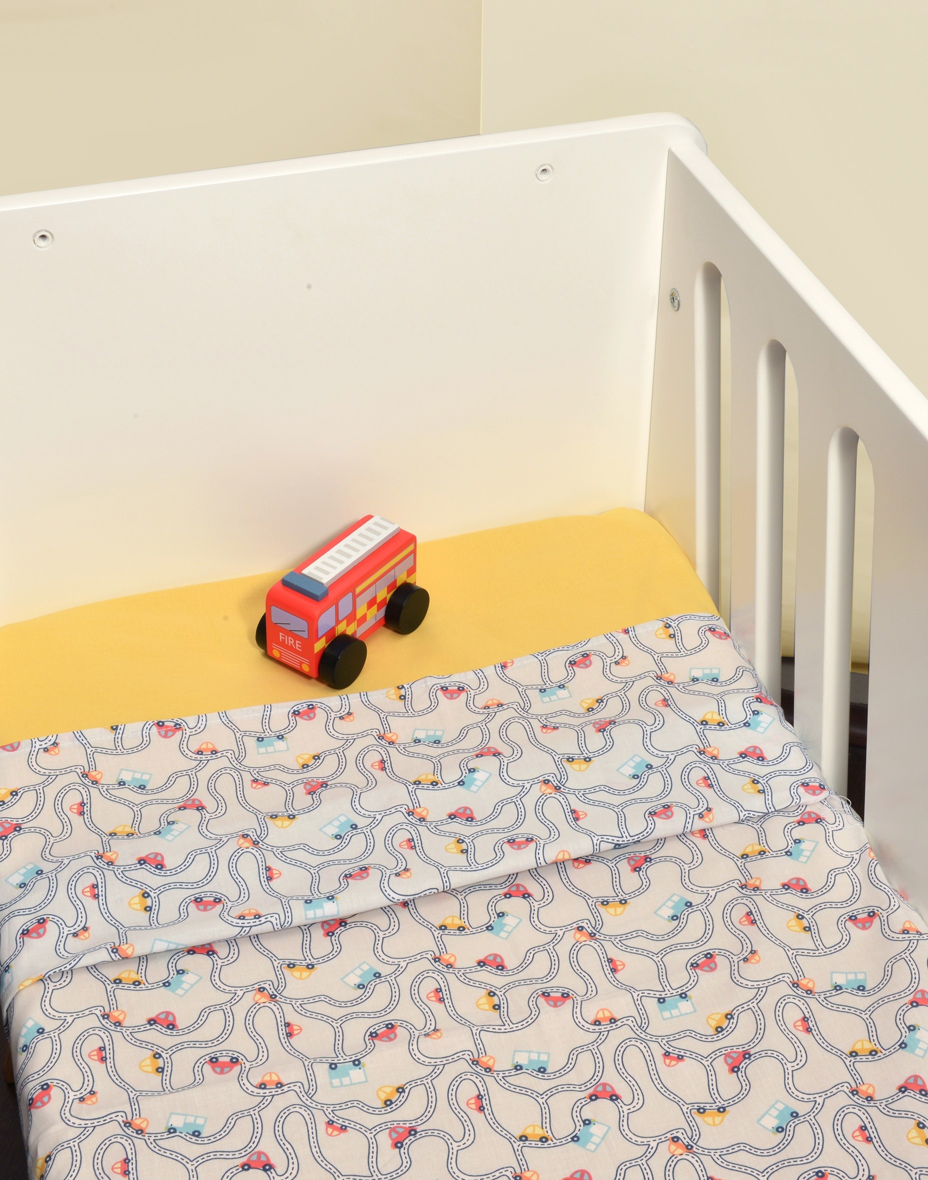 Σεντόνια Λίκνου Σετ 2 τεμ. 80x100 cm 100% Βαμβάκι Design 214 Oliver Baby