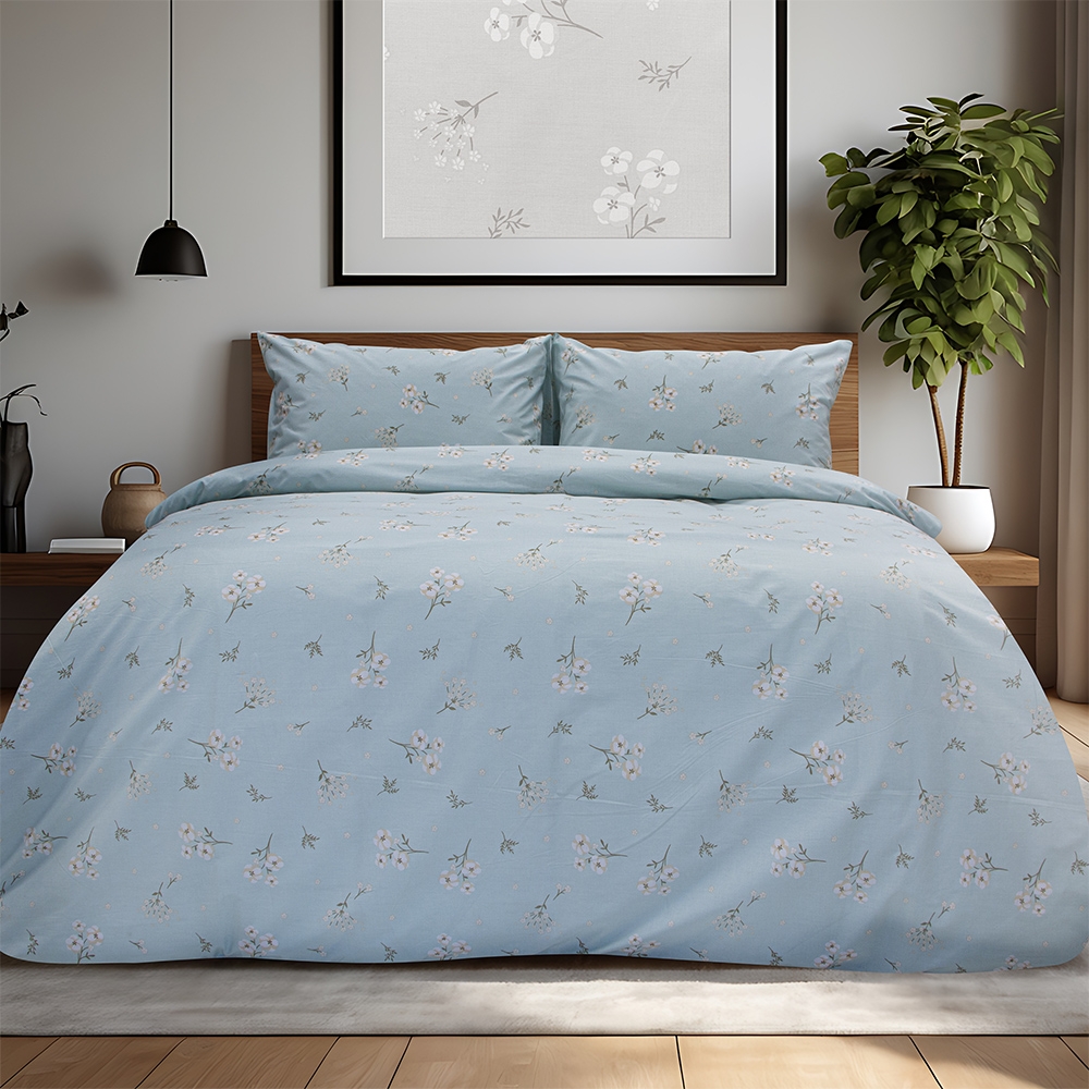 LINO Σετ Σεντόνια Μονά (170x260) Diminuto Μέντα