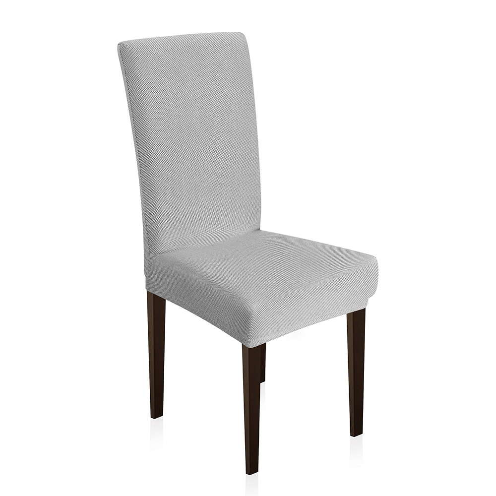 LINO Κάλυμμα Καρέκλας Ελαστικό Elegance Ανοιχτό Γκρι