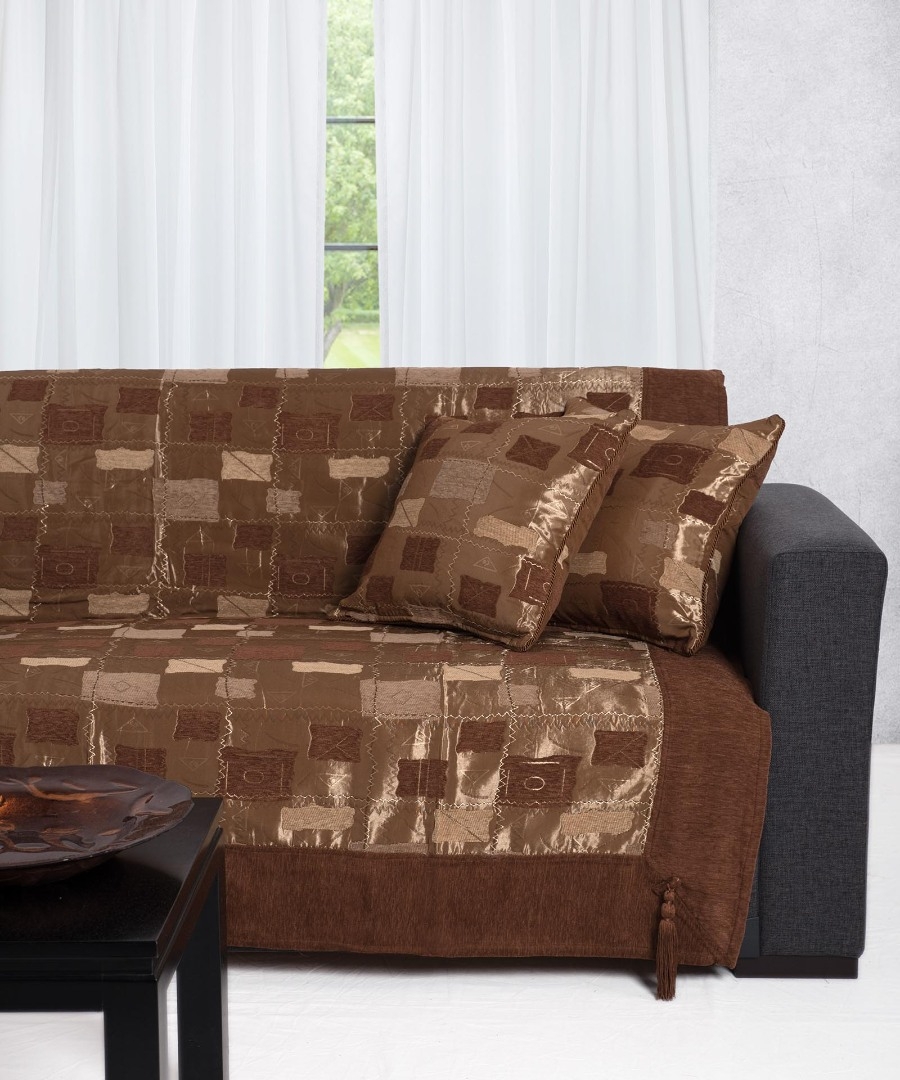 ΡΙΧΤΑΡΙΑ 913 (180CM X 180CM / 180CM X 250CM / 180CM X 300CM) ΚΑΦΕ