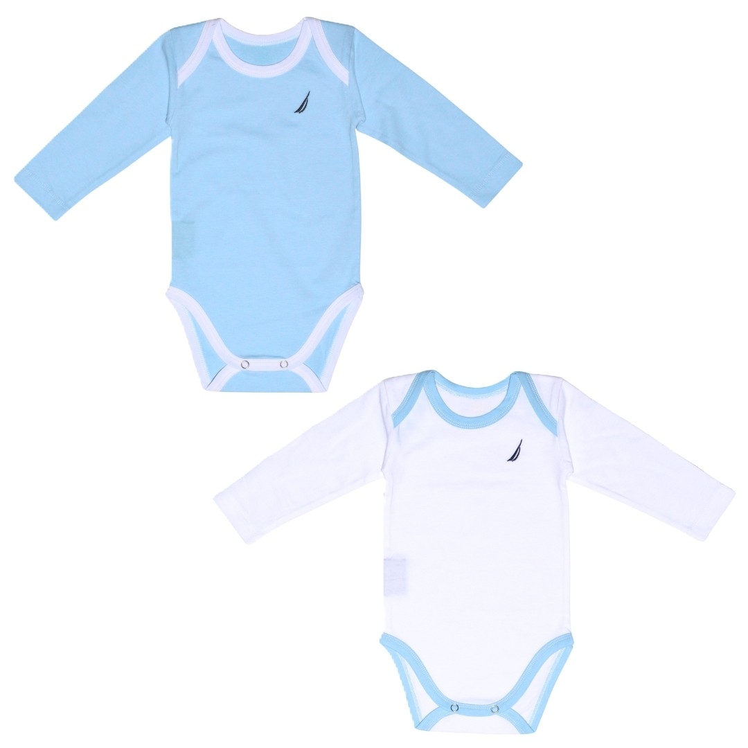 Εσώρουχα Σετ 2 τεμ. 80 cm Μακρύ Μανίκι Σιέλ 100% Βαμβάκι Jersey