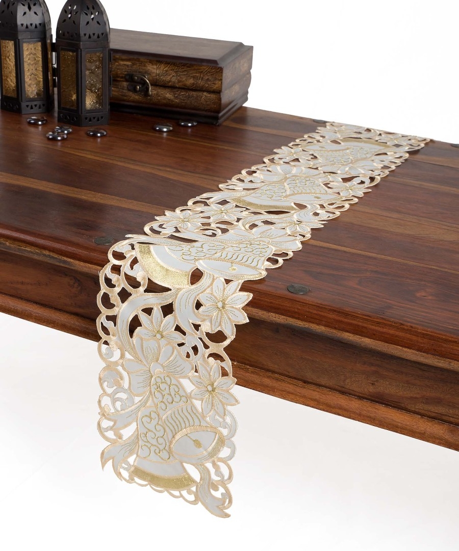 χριστουγεννιάτικη τραβέρσα  (20cm x 150cm) rxh500056 ivory