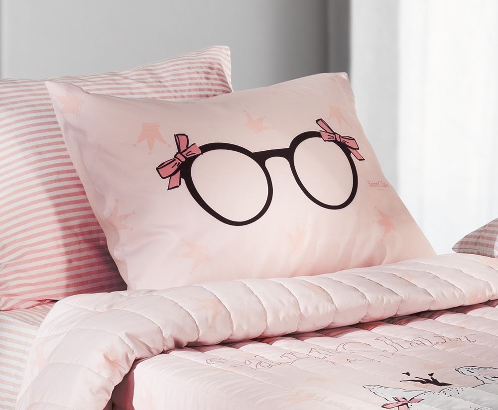 Διακοσμητική Μαξιλαροθήκη Rosie Pinky 50x70