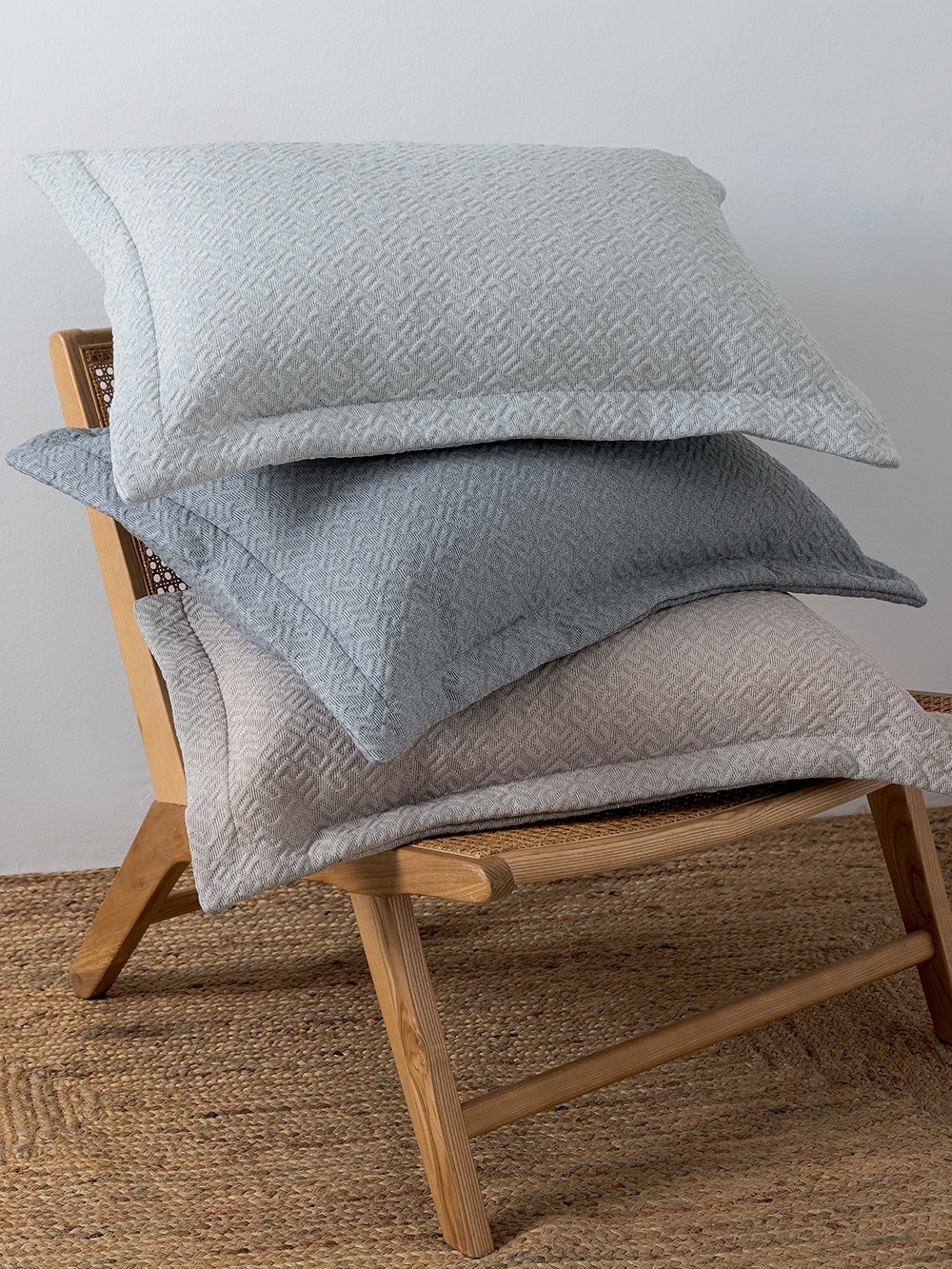 Ζεύγος Μαξιλαροθήκες Matelasse Oxford  50X70 ZOE SILVER