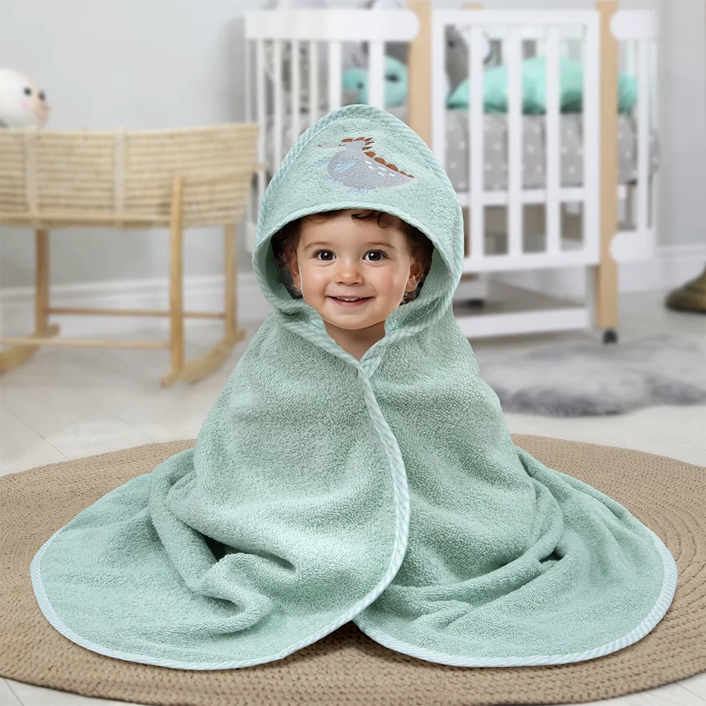 LINO Κάπα Μπεμπέ (75x75) Lagarto Mint