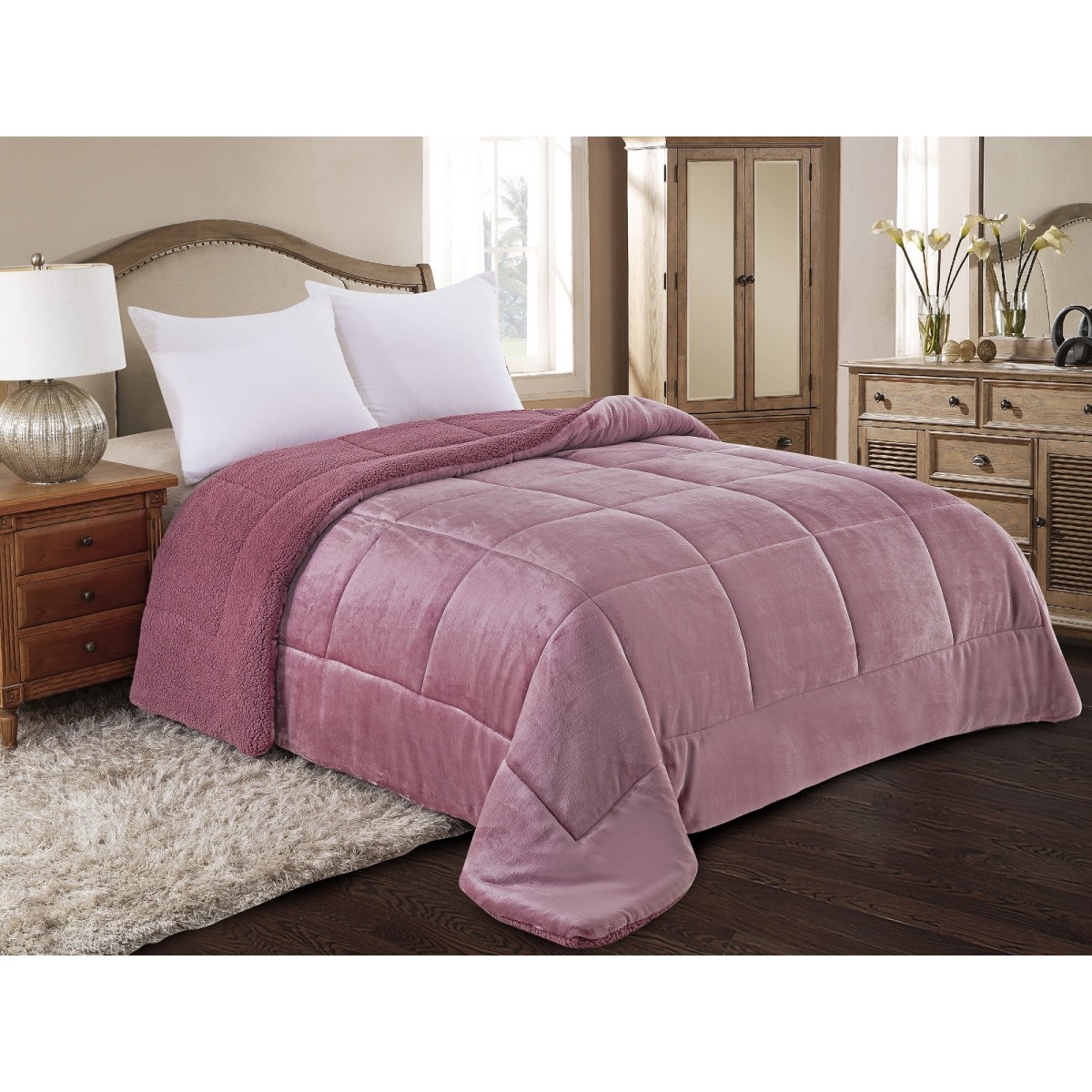 ΚΟΥΒΕΡΤΟΠΑΠΛΩΜΑ KING SIZE 240X260 ADAM HOME (805) APPLE