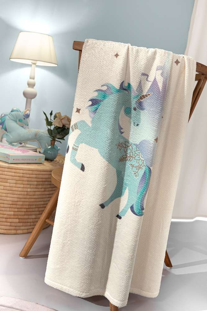 Κουβέρτα Ultrasoft Pinto Aqua 