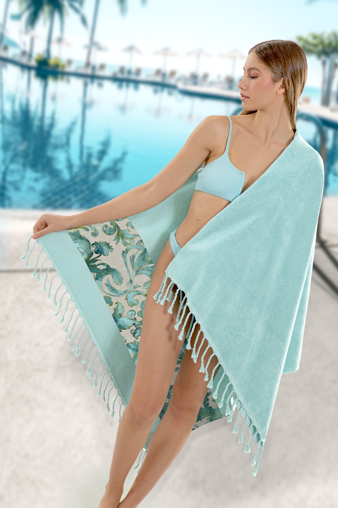 Πετσέτα Θαλάσσης - Παρεό Pestemal 20 Aqua 